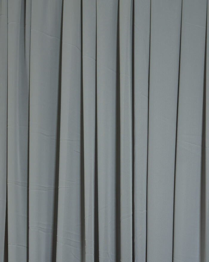 Silver Mist Grey Chiffon